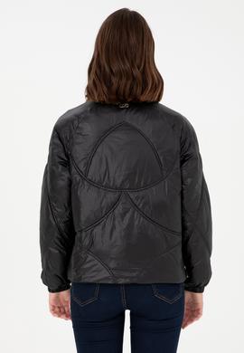 Kadın Siyah Mont - 50289589008