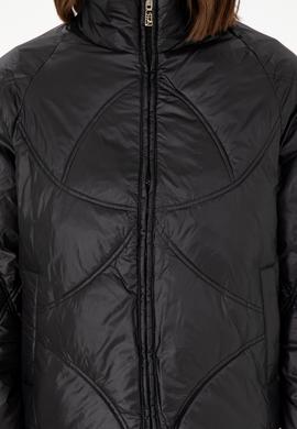 Kadın Siyah Mont - 50289589008