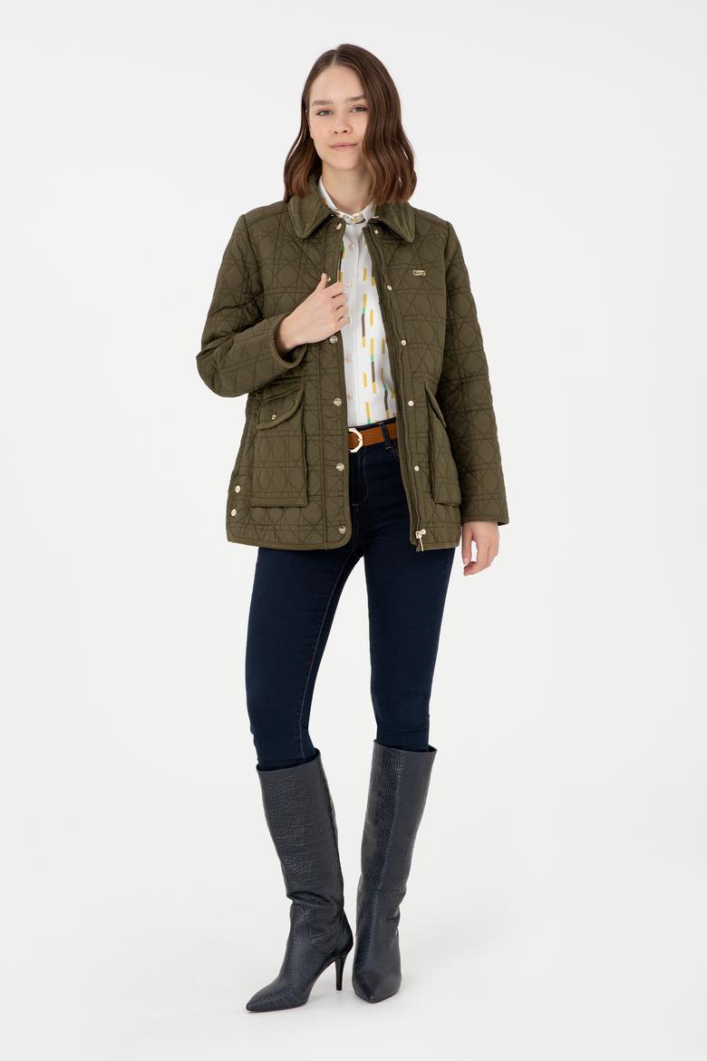 Kadın Haki Mont - 50289559012