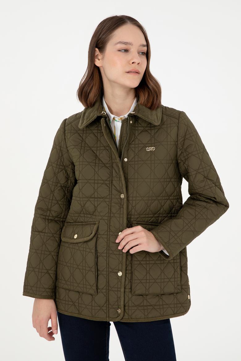 Kadın Haki Mont - 50289559012