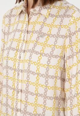 Kadın Krem Uzun Kollu Gömlek - 50291105002