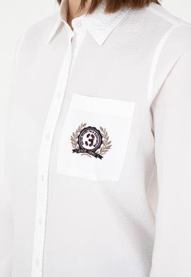 Kadın Beyaz Uzun Kollu Gömlek - 50291087005