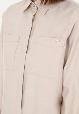 Kadın Taş Uzun Kollu Tunik Gömlek - 50293568019