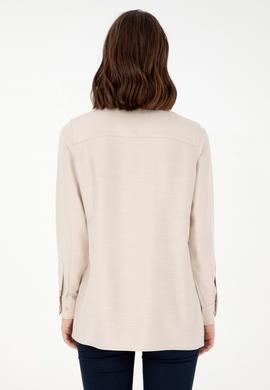 Kadın Taş Uzun Kollu Tunik Gömlek - 50293568019