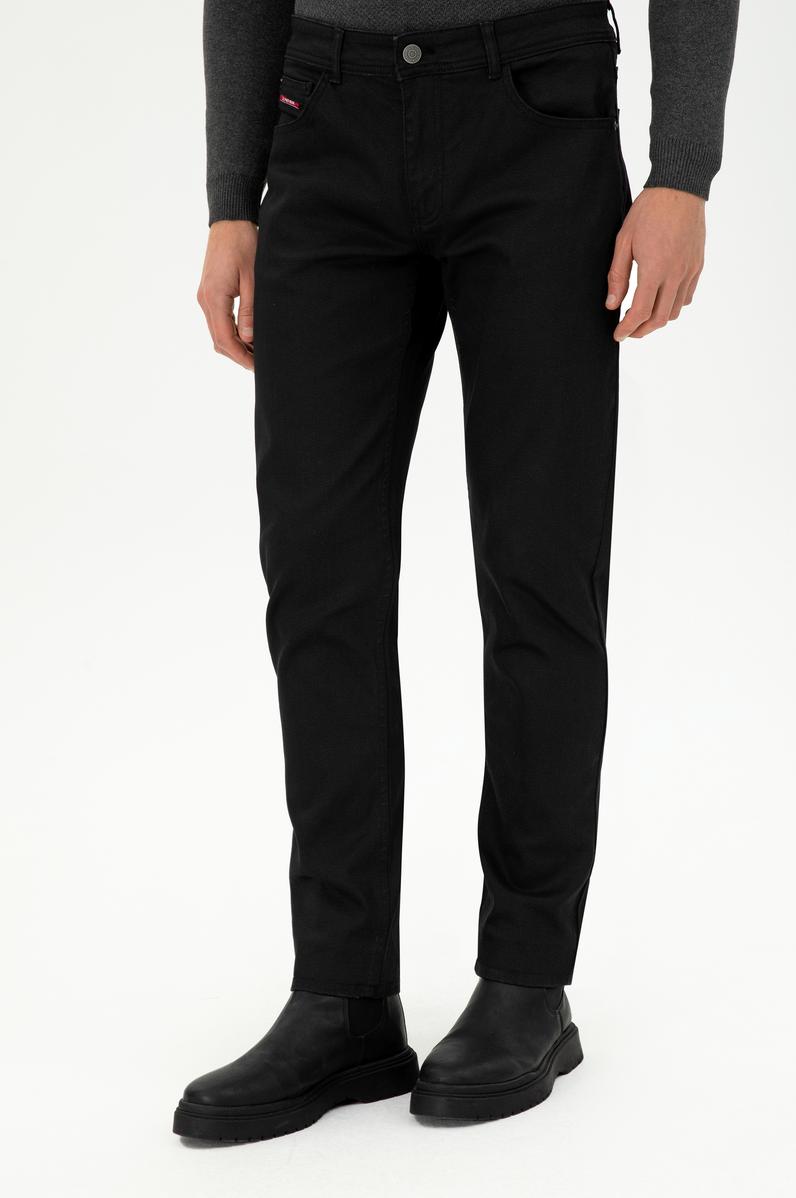 Erkek Siyah Jean Pantolon