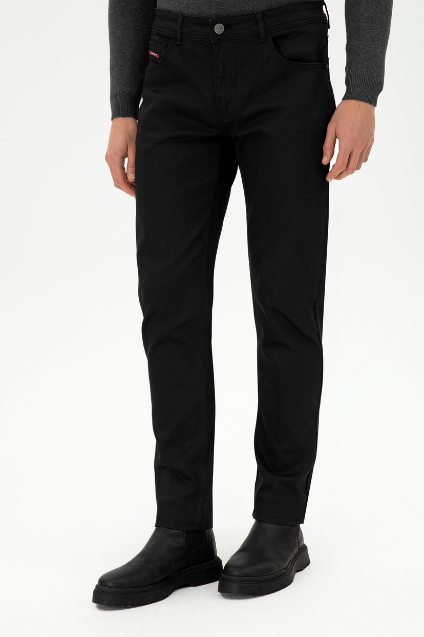 Erkek Siyah Jean Pantolon