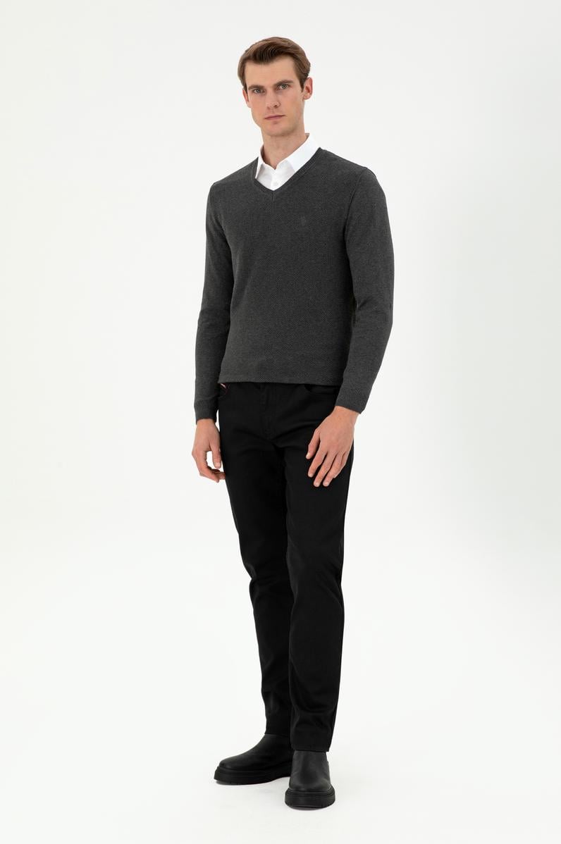 Erkek Siyah Jean Pantolon