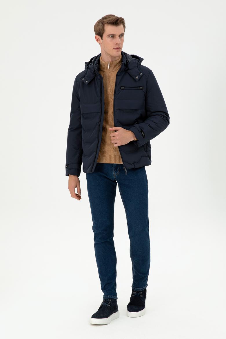 Erkek Lacivert Mont - 50290736001