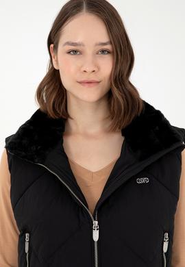 Kadın Siyah Yelek - 50289584003