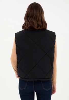 Kadın Siyah Yelek - 50289584003