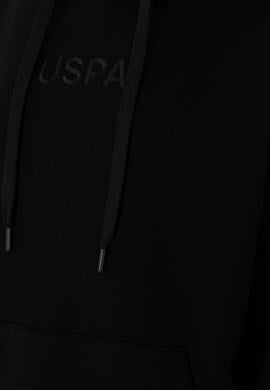 Kadın Siyah Kapüşonlu Sweatshirt - 50292370066