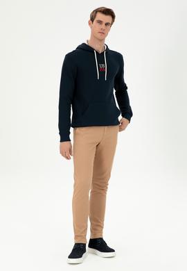 Erkek Camel Slim Fit Kanvas Pantolon - 50297578017