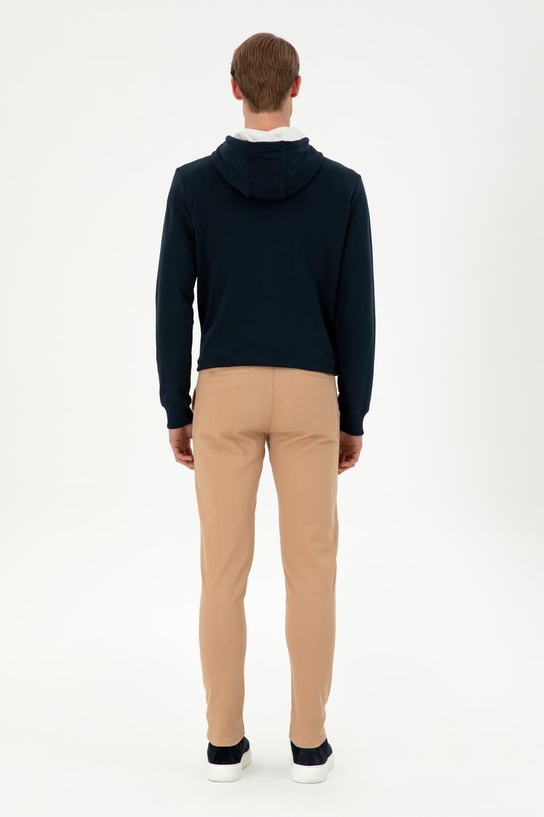 Erkek Camel Slim Fit Kanvas Pantolon - 50297578017