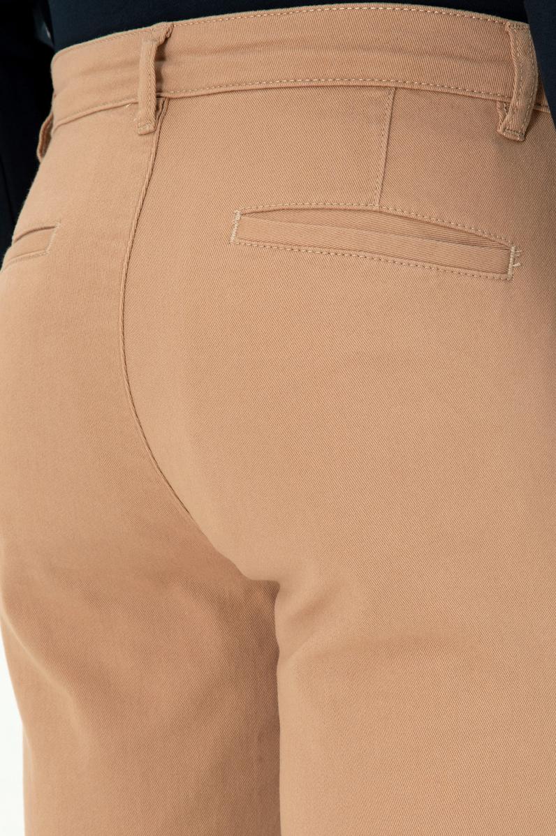 Erkek Camel Slim Fit Kanvas Pantolon