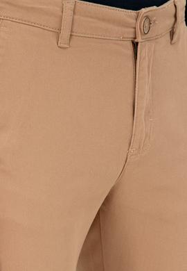 Erkek Camel Slim Fit Kanvas Pantolon - 50297578017