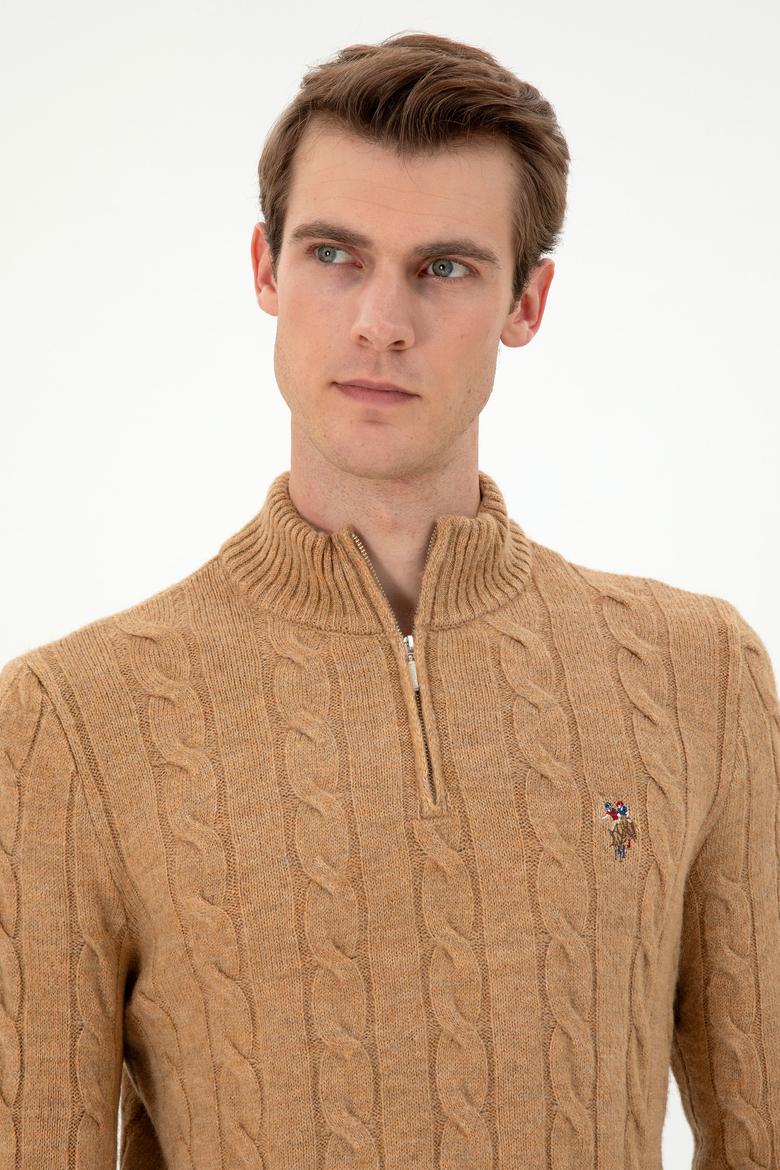 Erkek Camel Melanj Kazak - 50293140027