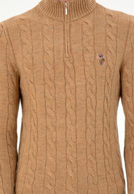 Erkek Camel Melanj Kazak - 50293140027