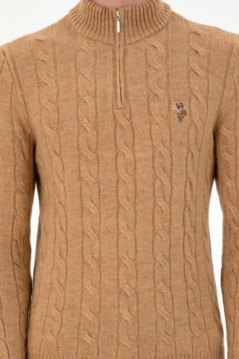 Erkek Camel Melanj Kazak - 50293140027