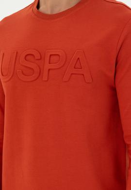 Erkek Regular Fit Bisiklet Yaka Kiremit Basic Sweatshirt - 50289058116