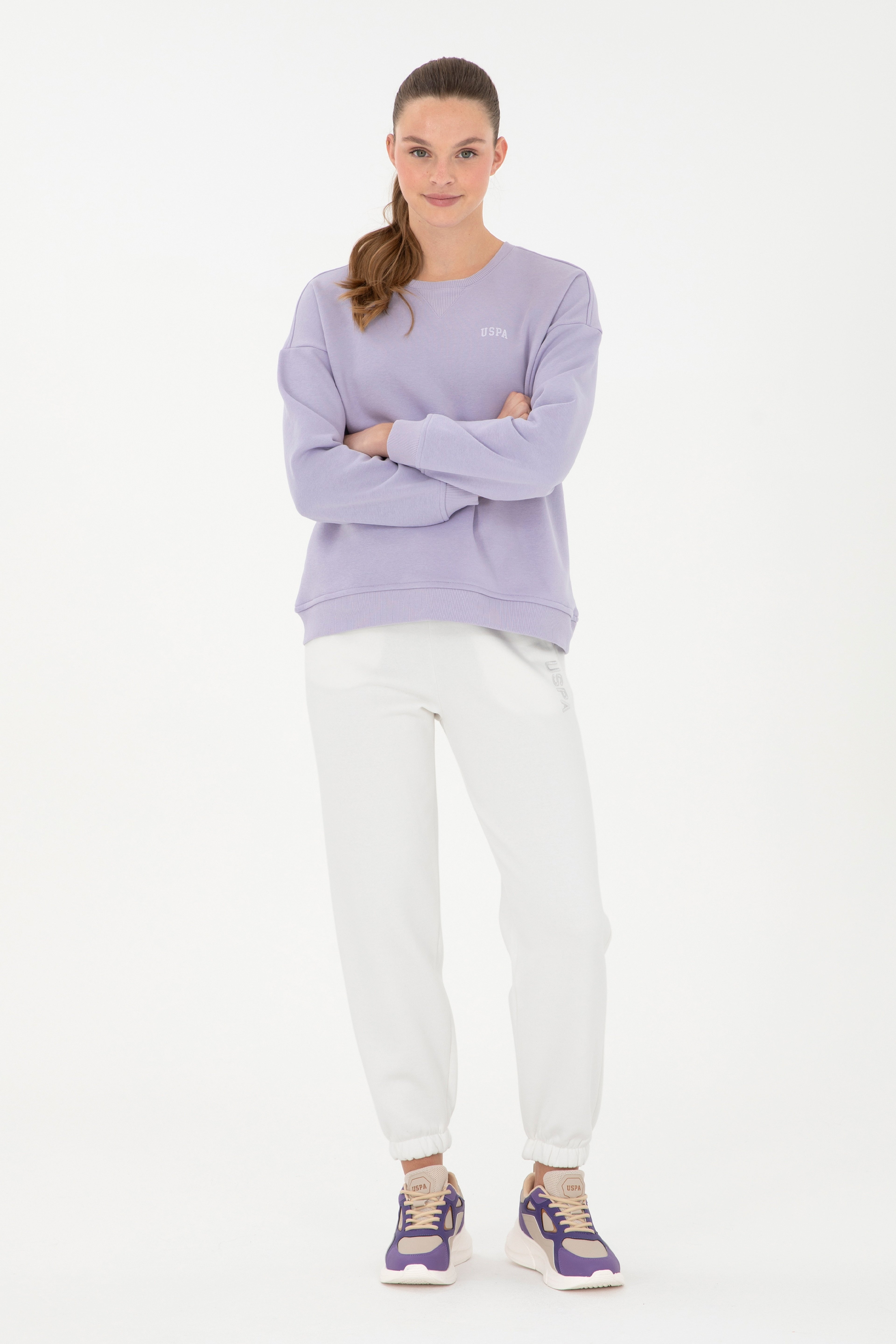 Kadın Ekru Jogger Eşofman Altı - Image 1