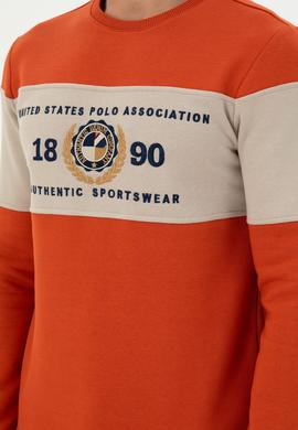 Erkek Kiremit Sweatshirt - 50296190017