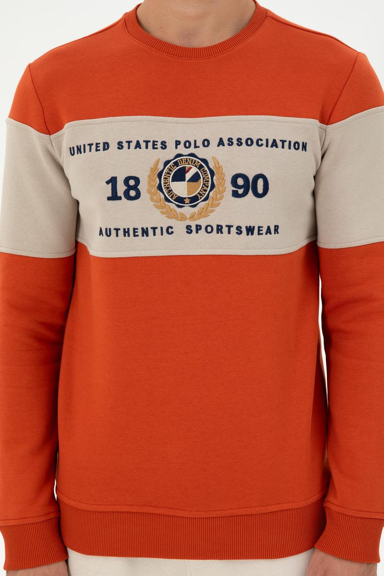 Erkek Kiremit Sweatshirt - 50296190017