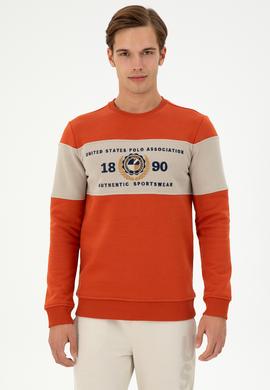 Erkek Kiremit Sweatshirt - 50296190017