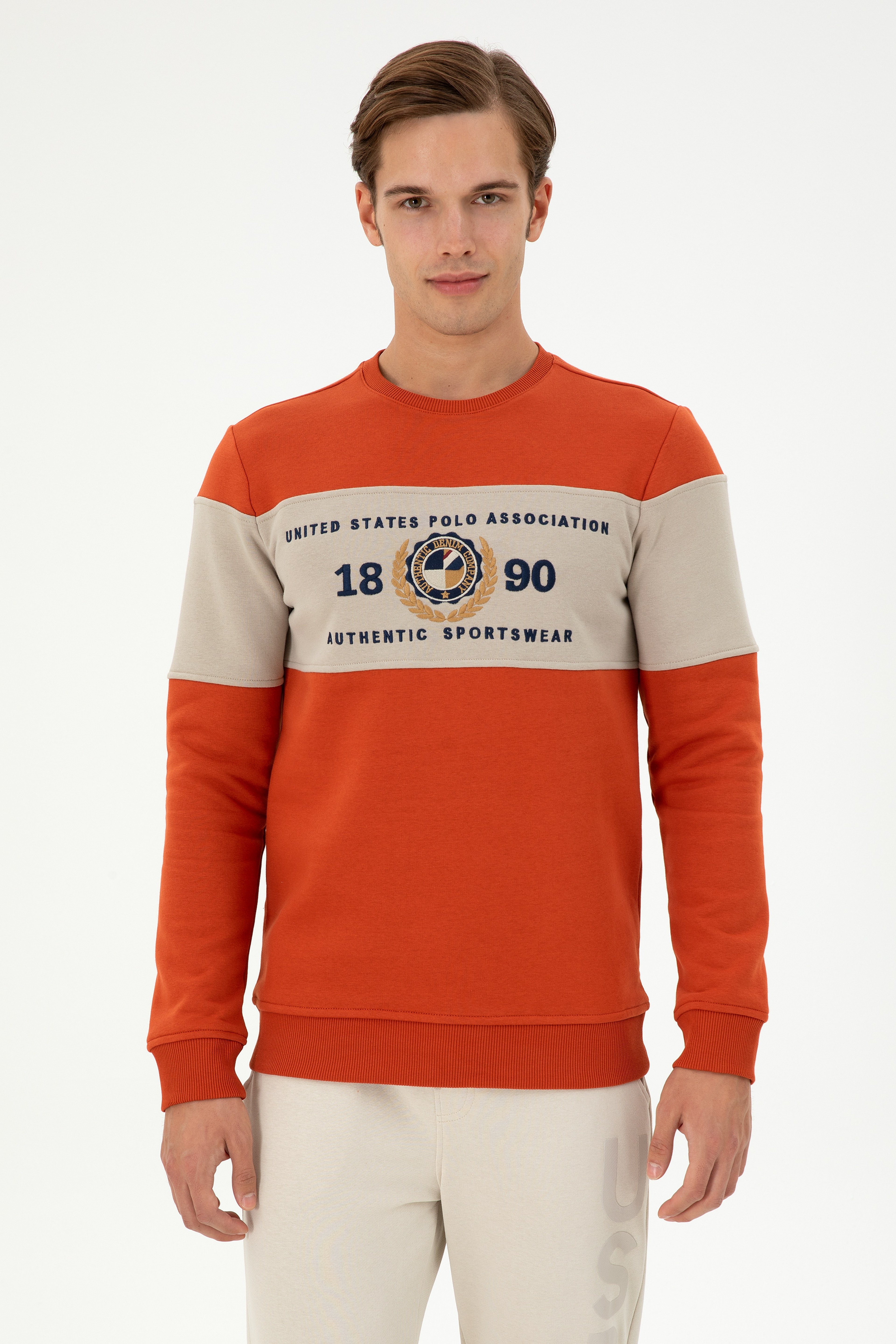 Erkek Kiremit Sweatshirt - Image 1