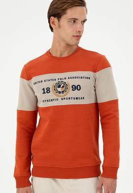 Erkek Kiremit Sweatshirt - 50296190017