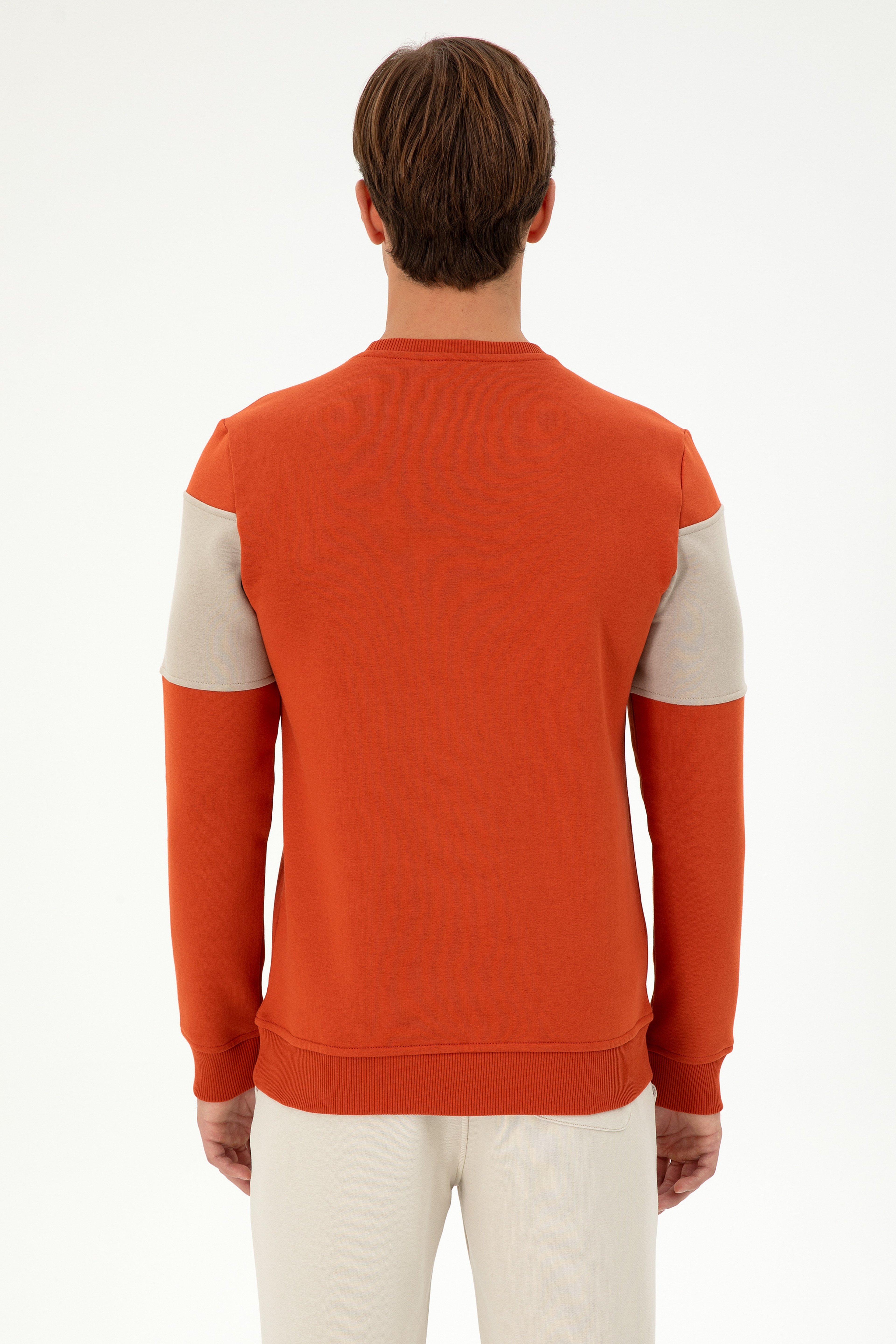Erkek Kiremit Sweatshirt - Image 5
