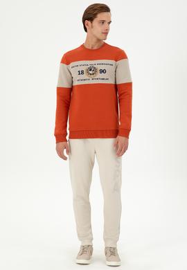 Erkek Kiremit Sweatshirt - 50296190017