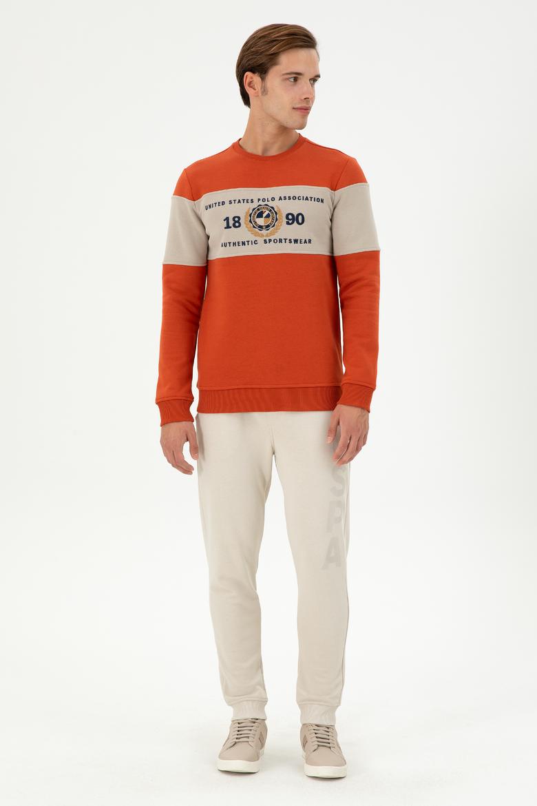 Erkek Kiremit Sweatshirt - 50296190017