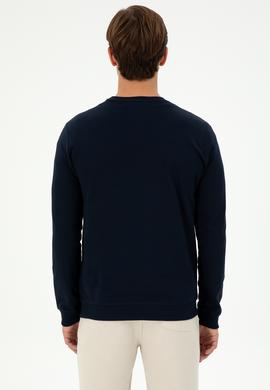 Erkek Lacivert Sweatshirt - 50290259006