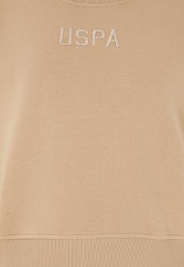 Kadın Kum Bisiklet Yaka Sweatshirt - 50294751070