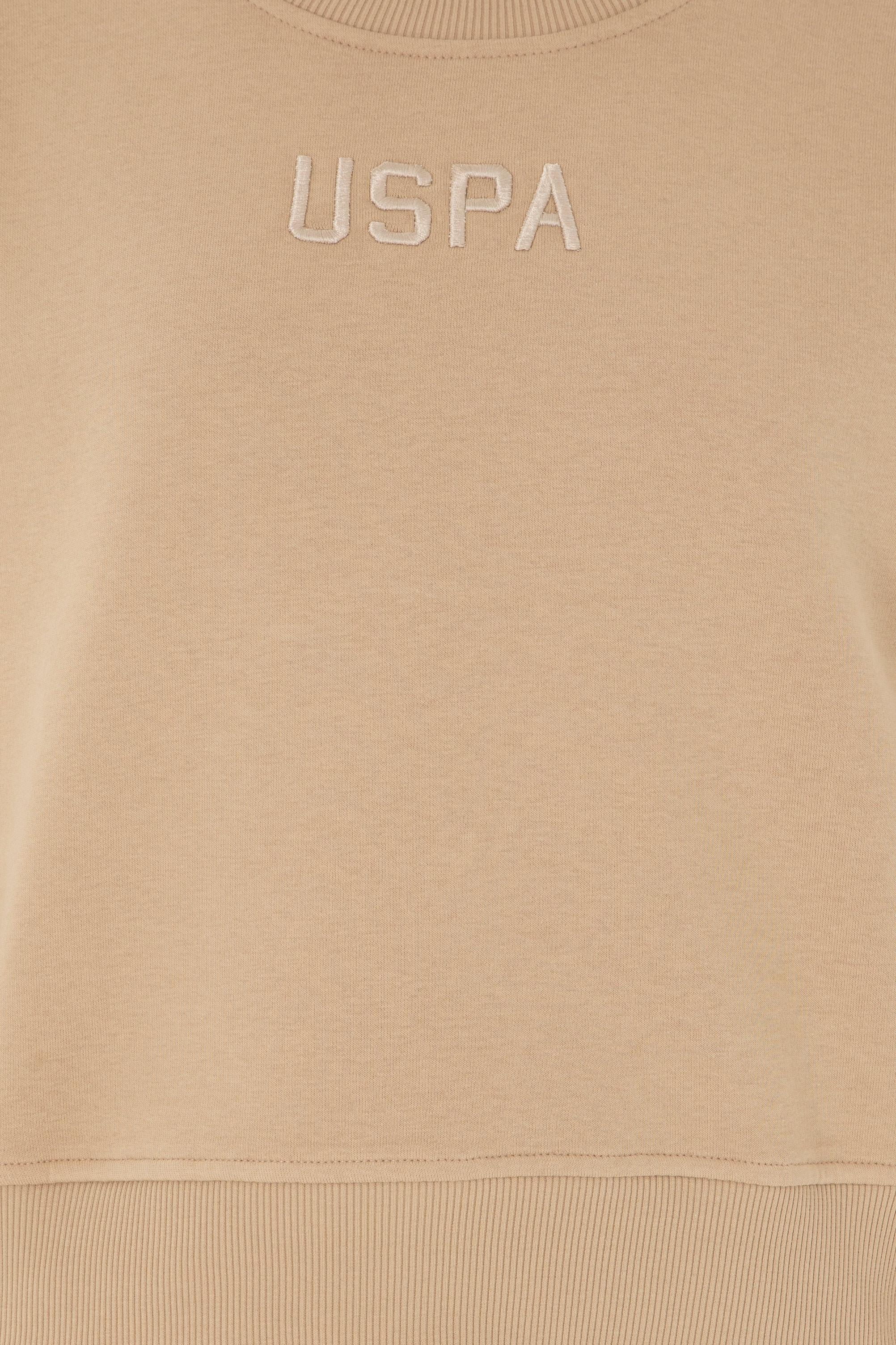 Kadın Kum Bisiklet Yaka Sweatshirt - Image 7