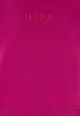 Kadın Fuşya Bisiklet Yaka Sweatshirt - 50294751060