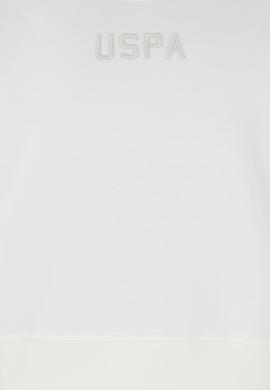 Kadın Ekru Bisiklet Yaka Sweatshirt - 50294751054