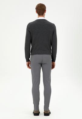 Erkek Gri Kanvas Pantolon - 50297578248