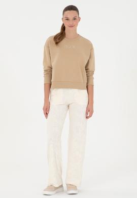 Kadın Krem Eşofman Altı - 50294639034