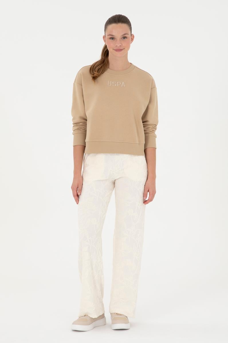 Kadın Krem Eşofman Altı