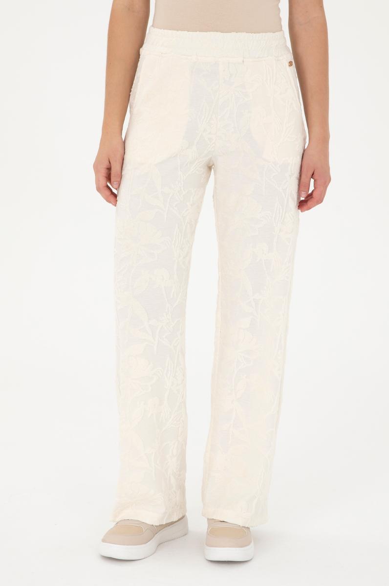 Kadın Krem Eşofman Altı