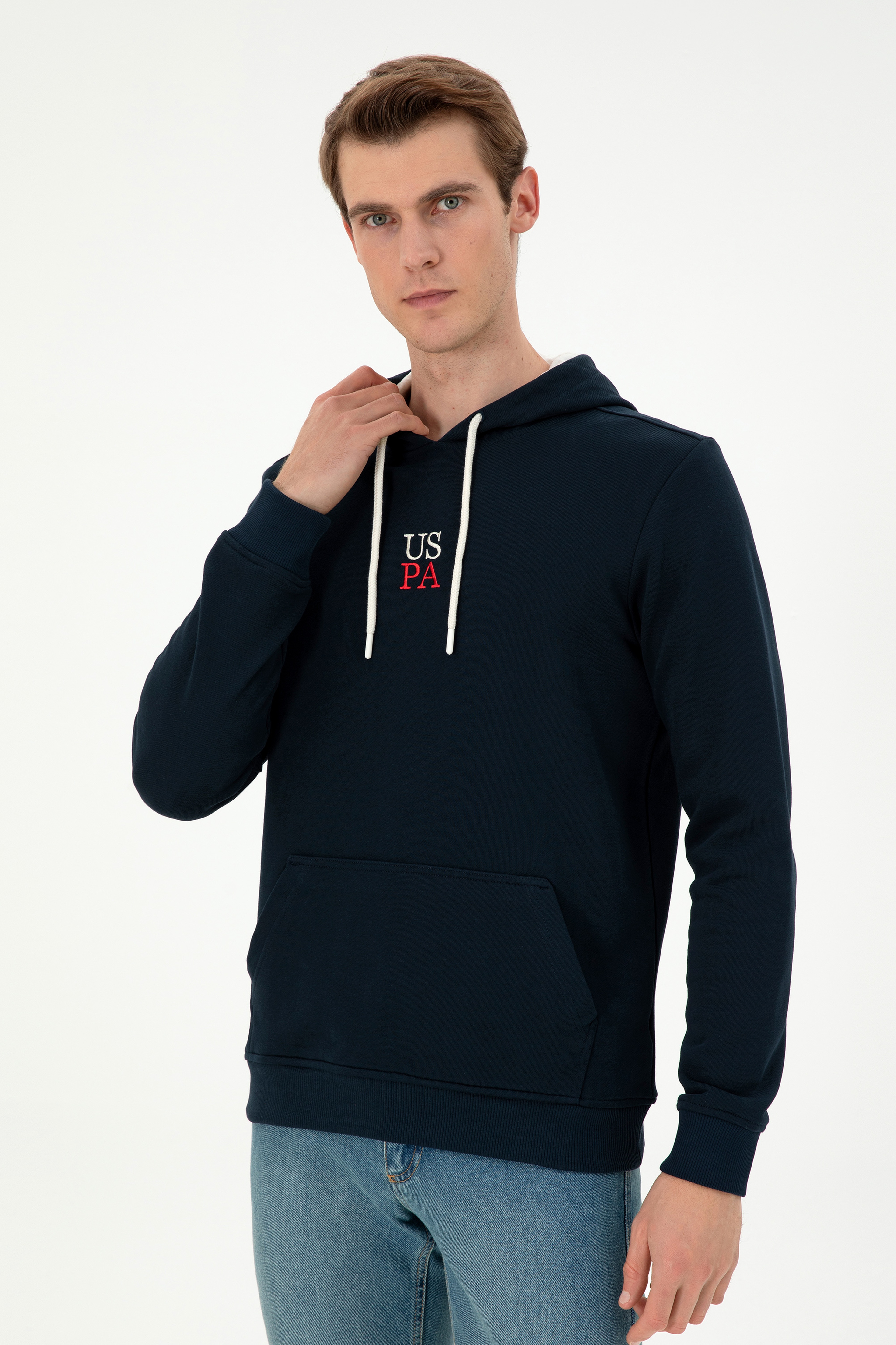 Erkek Lacivert Sweatshirt - Image 3
