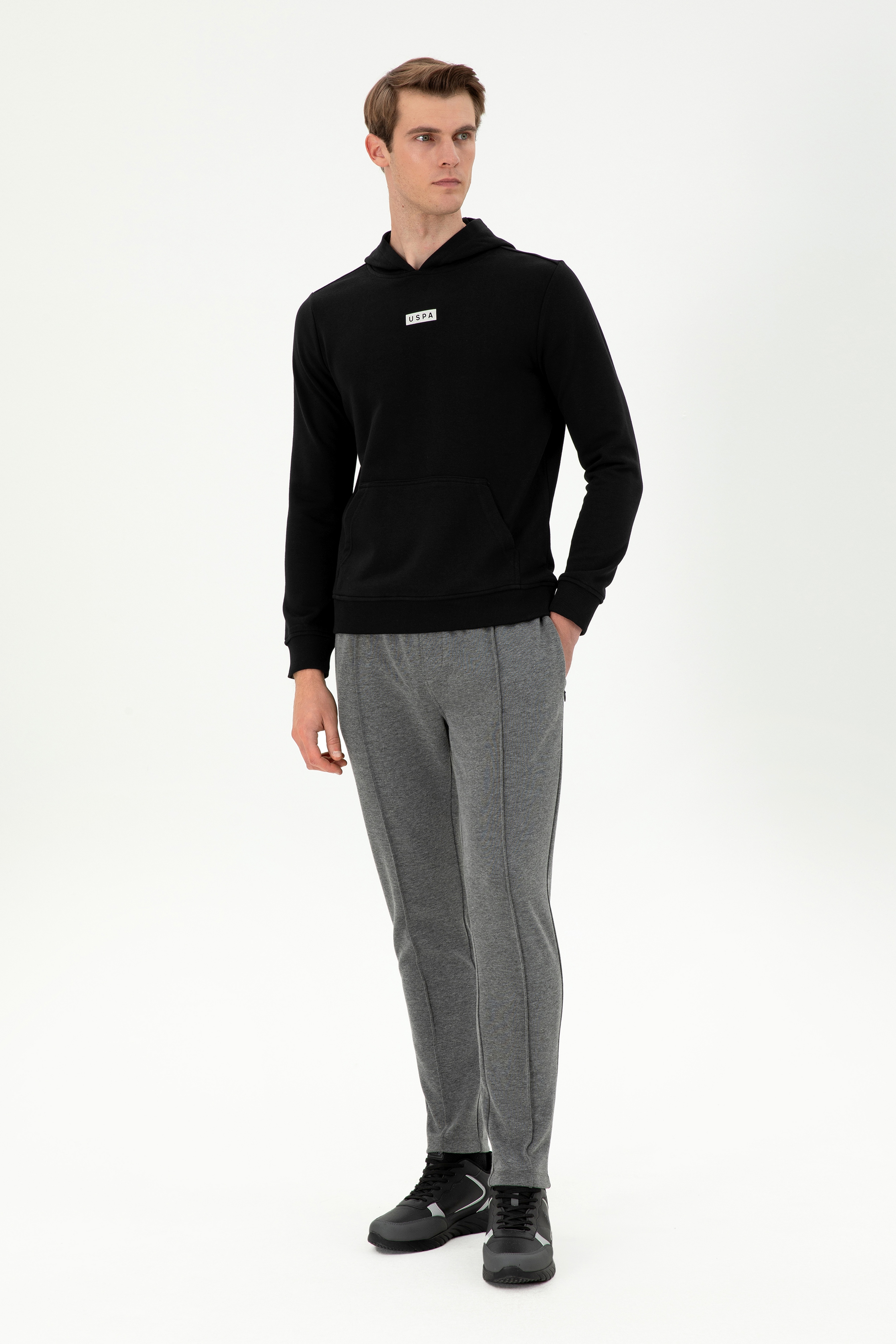 Erkek Siyah Sweatshirt