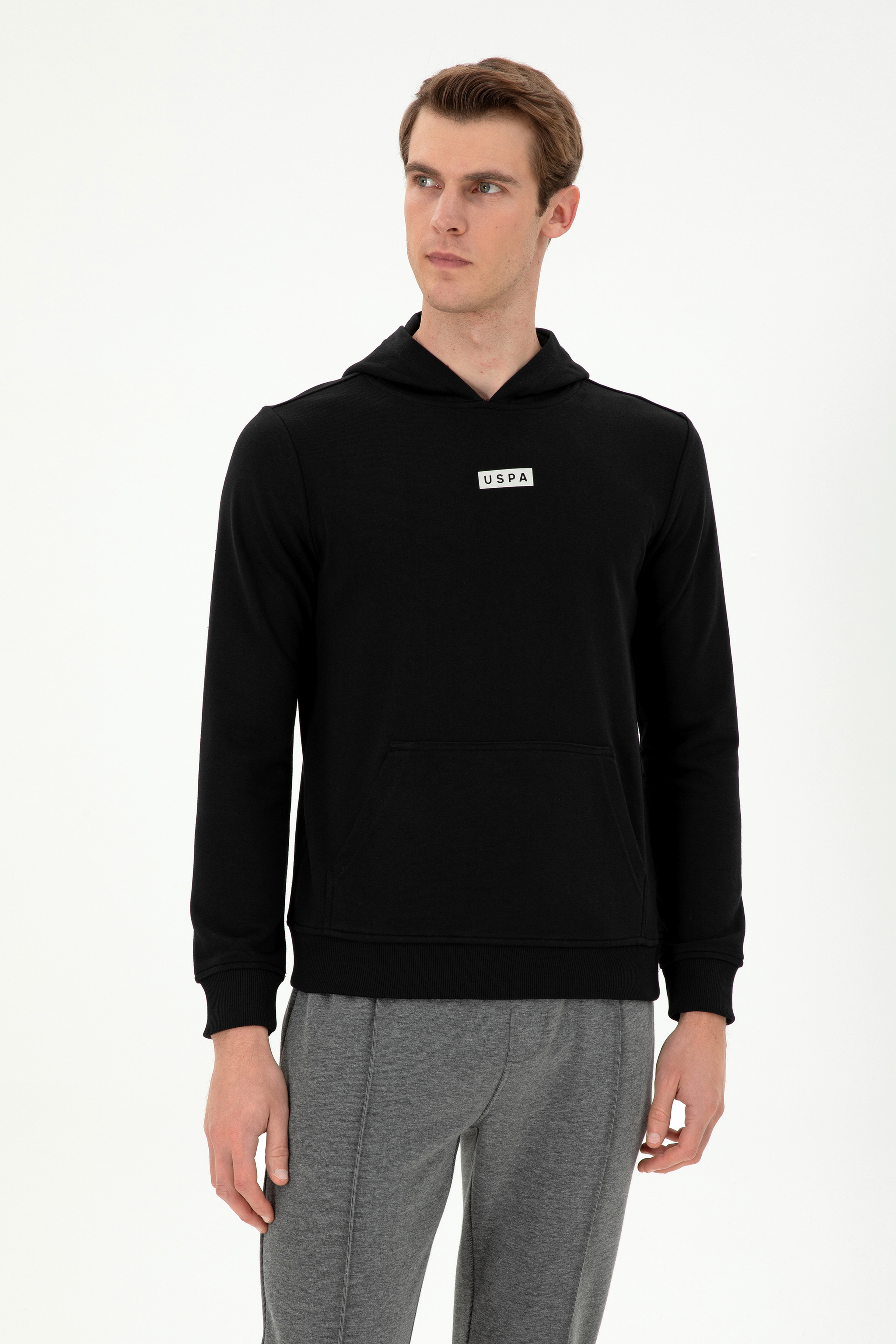 Erkek Siyah Sweatshirt - Image 1
