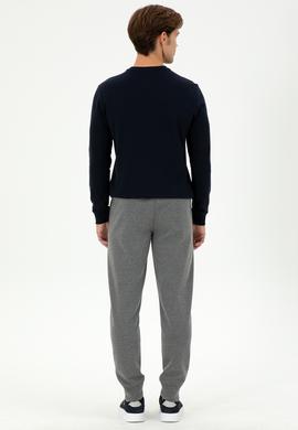 Erkek Antrasit Melanj Eşofman Altı - 50295195049