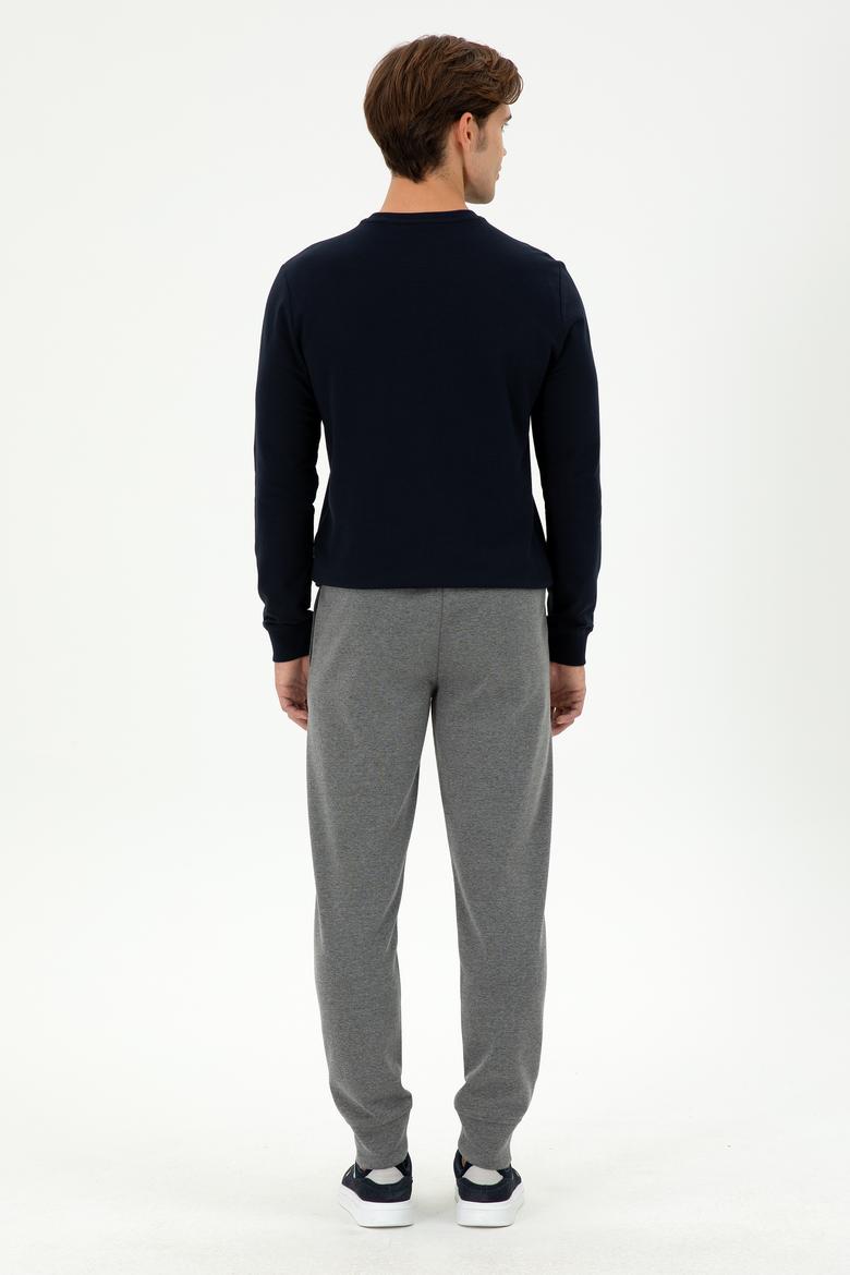 Erkek Antrasit Melanj Eşofman Altı - 50295195049