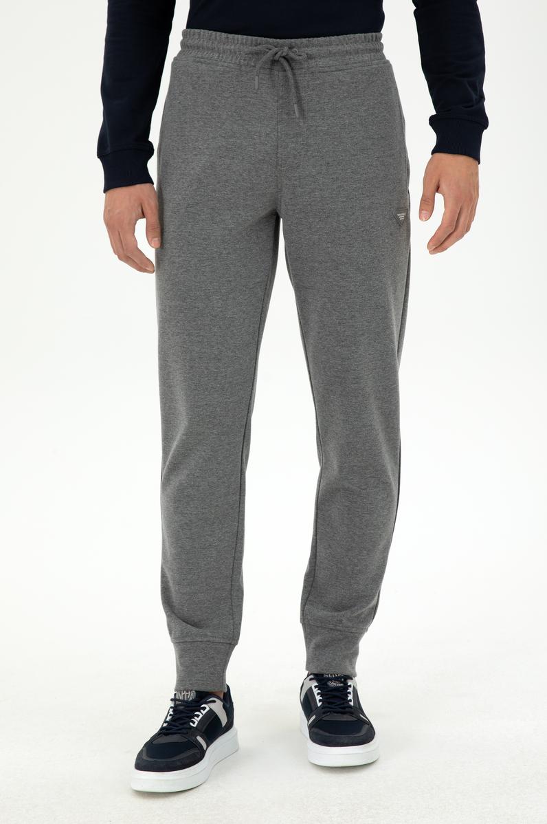 Erkek Antrasit Melanj Eşofman Altı