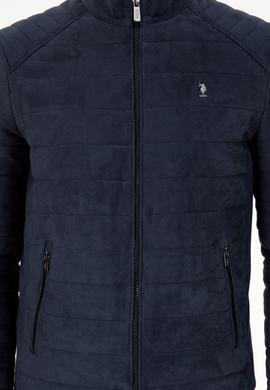 Erkek Lacivert Deri Ceket - 50297246003