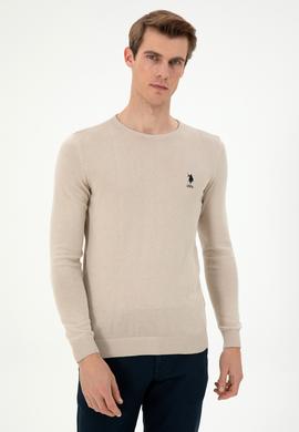 Erkek Taş Melanj Basic Kazak - 50288880044