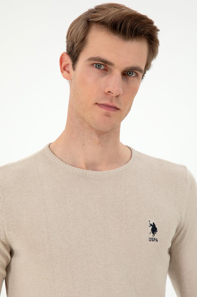 Erkek Taş Melanj Basic Kazak